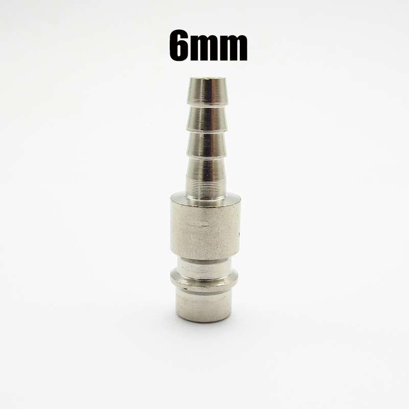Adaptador de conector rápido para compresor de aire, accesorio neumático de lengüeta de manguera de 1/4 ", 3/8", 1/2 ", BSP x 6/8/10mm: Amarillo bronce
