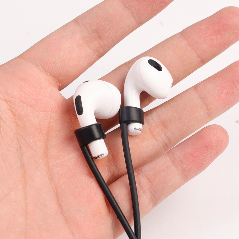 Universele Draadloze Bluetooth Oortelefoon Anti-Verloren Siliconen Lanyard Band Verwijderbare Anti-Druppel Hangende Hals Touw Voor Apple Airpods