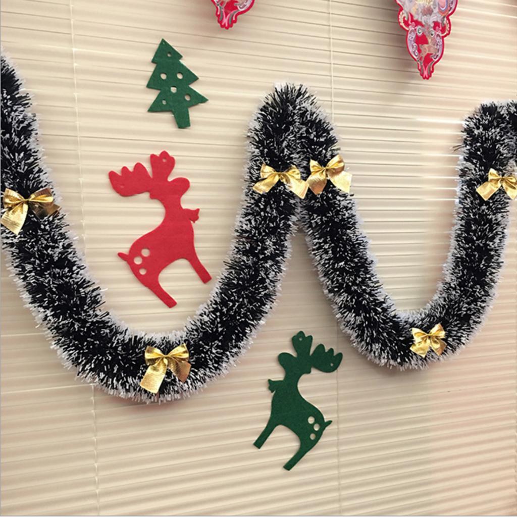 2M/78 "Kerst Slinger Versierd Met Bowknots Bessen Voor Decoratie