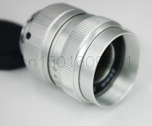 Silver C Mount 25mm F/1.4 CCTV 1/2" Lens for Micro 4/3 M 43 Camera E-P3 PL3 G3 GF5 OM-D