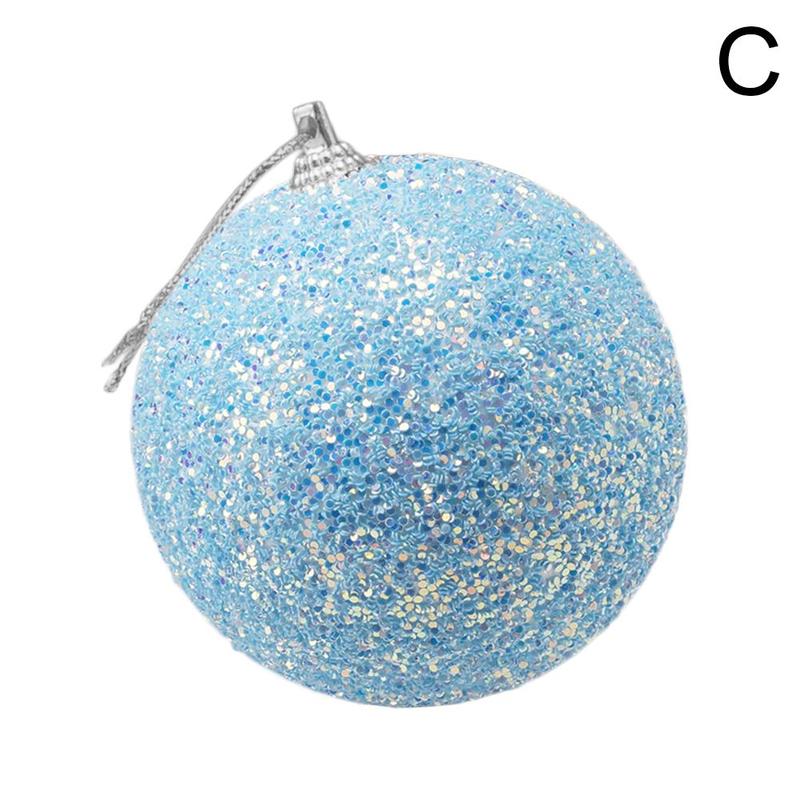 5 stücke Kugeln Gold Silber Kugeln Für Weihnachten Heimat Party Strass funkeln Weihnachten Baum 8CM Ball Hochzeiten Ornament: C5