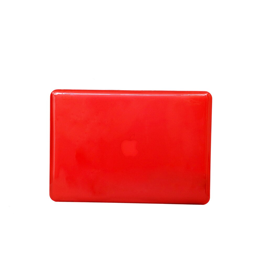 A1278 A1286 matowy/kryształowy futerał na laptopa do Macbook Pro 13.3 "15.4" profesjonalna osłona ochronna shell 2008-2012: Czerwony / 15.4