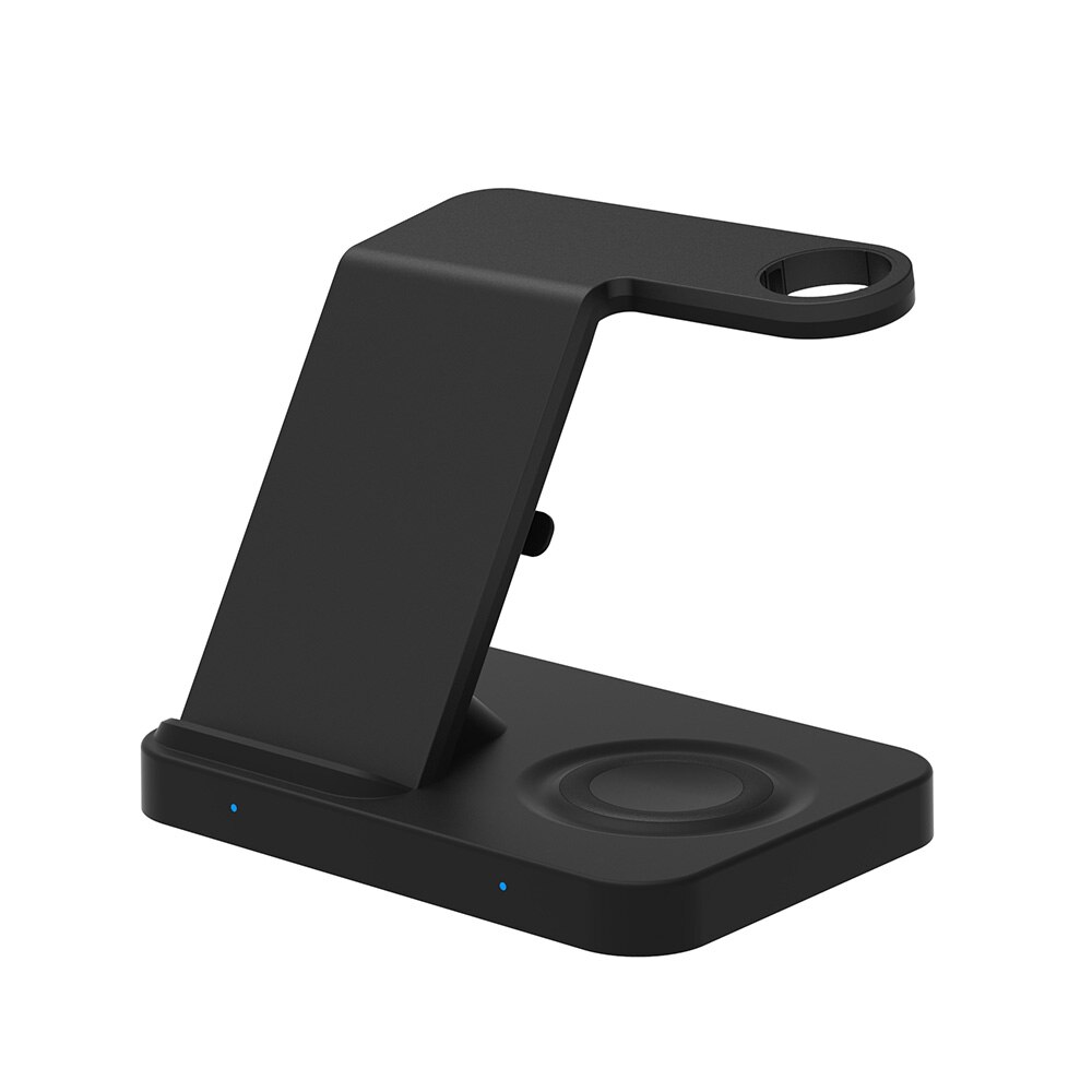 15W Qi Draadloze Oplader Stand Snel Opladen Voor Samsung S20 S10 Galaxy Knoppen Voor Iphone 12 11 Xs Apple horloge 6 5 4 3 Airpods Pro: 3 in 1