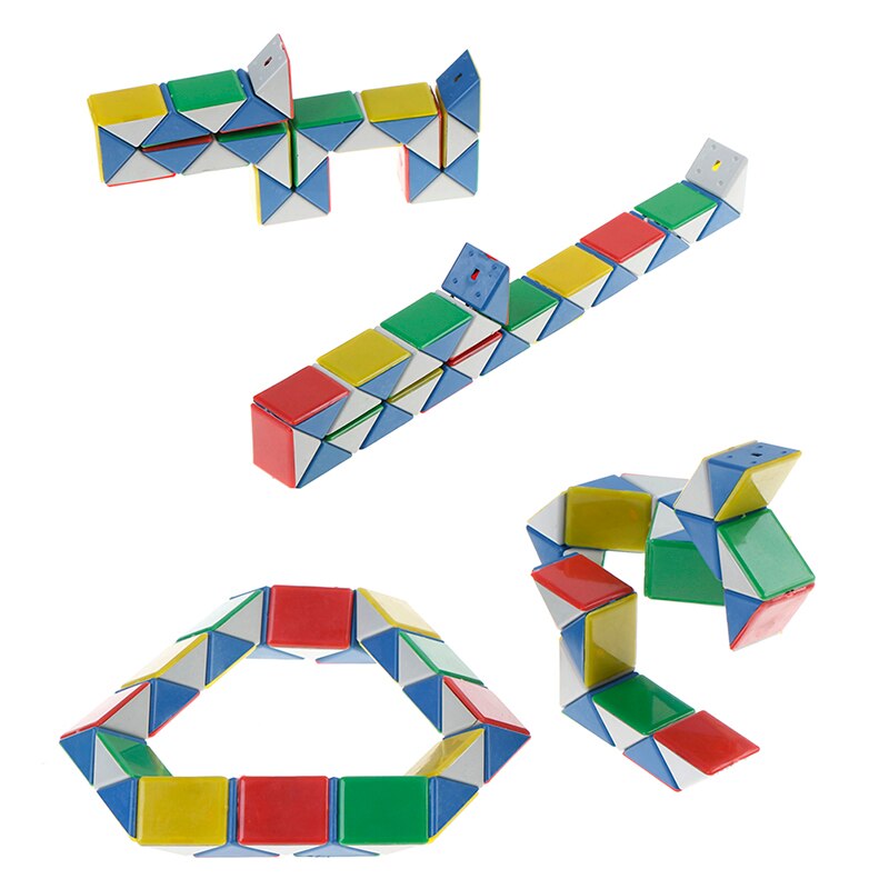 puzzels 3D Cool Snake Magic Variety Twist Kids Game Transformable plastic Puzzel baby Educatief speelgoed
