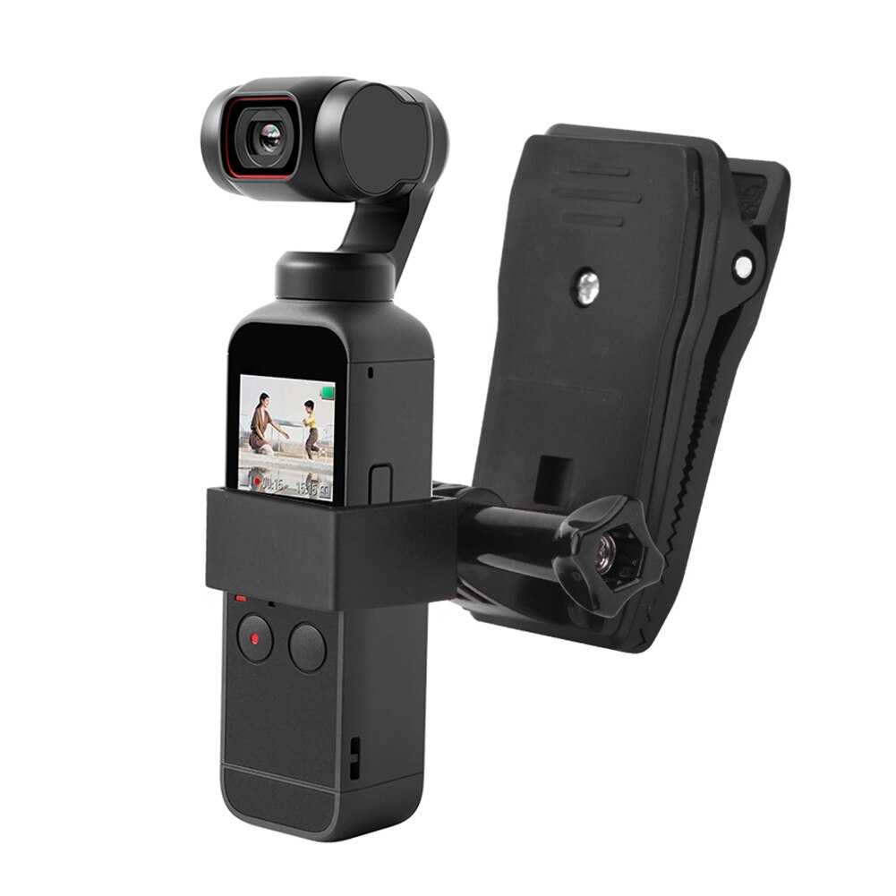 Rucksackgurt-befestigungsclip mit erweiterungsbügel und rändelschraube für dji pocket 2 handheld-gimbal-kamerazubehör