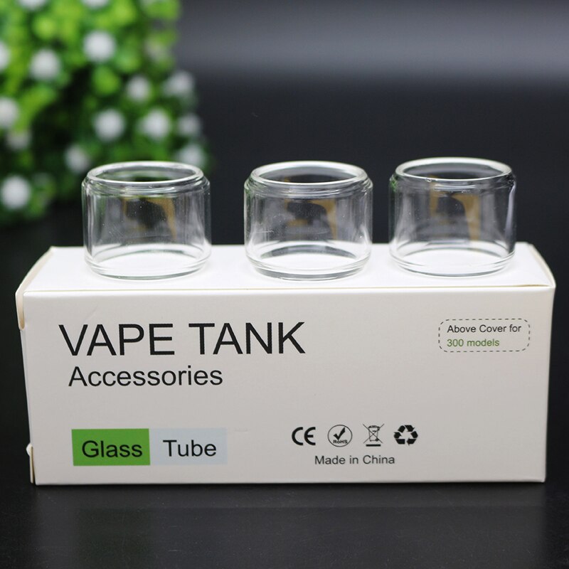 3 Pcs Vervanging Glazen Buis Voor Obs Cube Tank Transparante Bubble Pyrex Glazen Buis