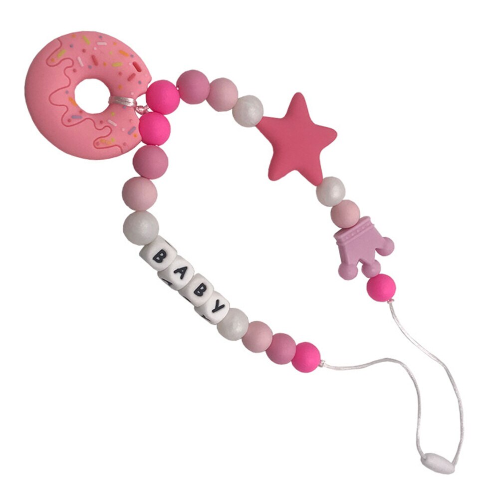 1 Pc Molaire Ketting Veiligheid Kinderziektes Speelgoed Bijtring Training Chain Baby Chew Ketting Voor Baby Baby Mond: Default Title