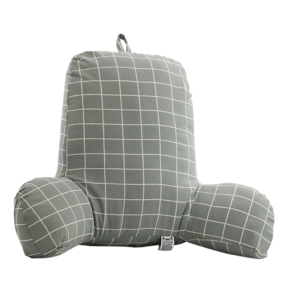 bequem Lesen Kissen Bettruhe Stuhl Sofa Bett Unterstützung von Lenden & Zurück, Feder Samt Gefüllt für Atmungsaktive Komfortable