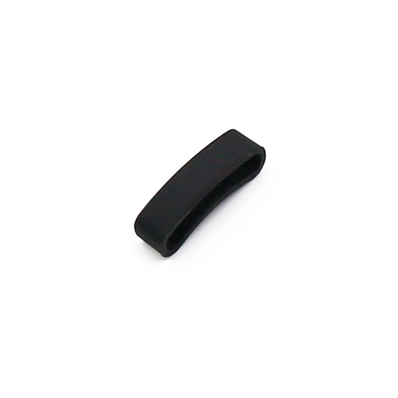 Accesorios para reloj aro de silicona con aro para Suunto core Ambit lazo de cinta de goma con anillo: black
