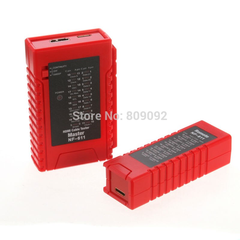 Testeur de câbles HDMI multifonction NF-611, détecteur et testeur de dépannage