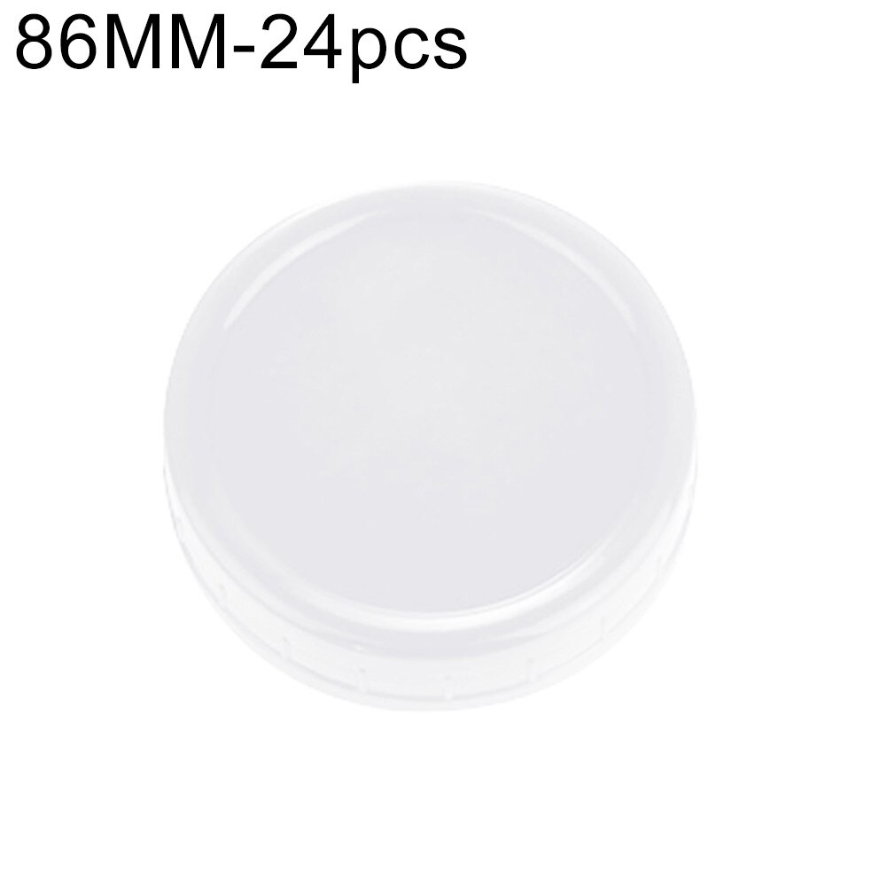24Pcs Reusable Mason Jar Lids Cover Wide Mouth Mason Jar Lids Fermentation Lid Cap for Sauerkraut Kimchi Pickles Jar Lids Cover: White / 70mm