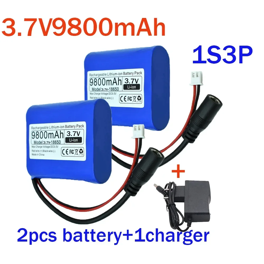 3.7V 18650 Lithium Battery 1s2p 1s3p 1s4p for Microcontroller LED Outdoor Light Bluetooth Speaker Audio Backup Power Supply: Yellow