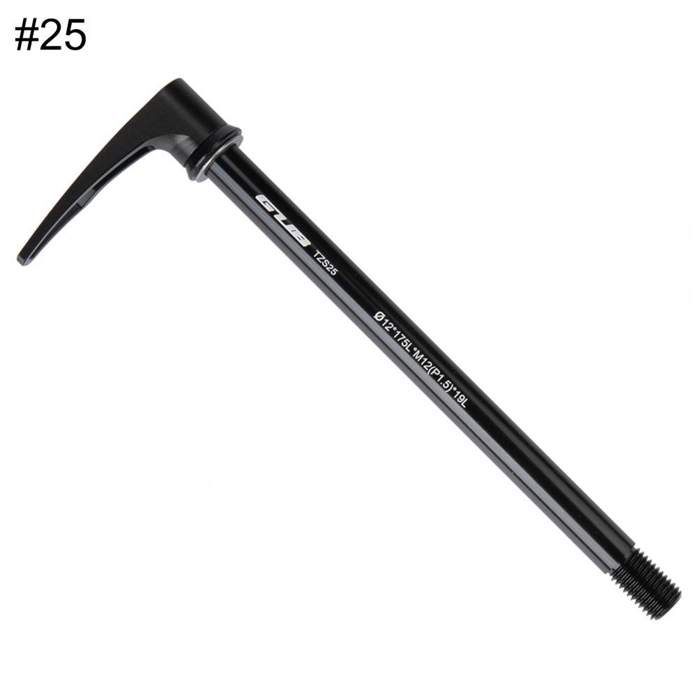 360 Degrees Rotation Rear Tube Shaft Rear Thru Axle Corrosion Resistant Road Bike Unfading Practical Hubs Skewers: 25