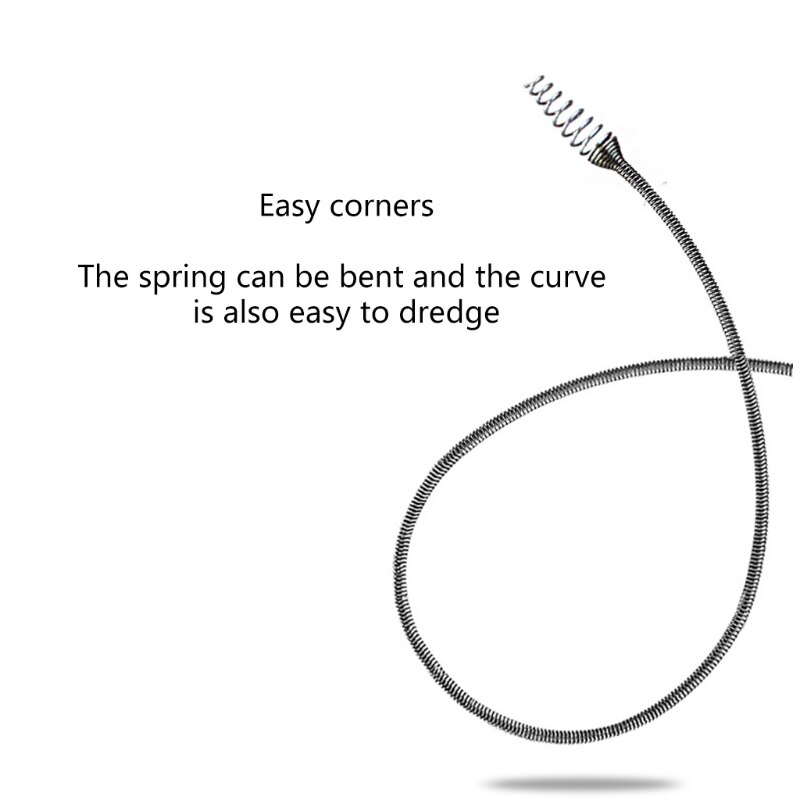 5M Drain Cleaner Cable Snake Plumbing Sink Cleaner Bathroom Bathtub Drain Toilet Dredge Pipes Sewer Filter Sink Cleaning