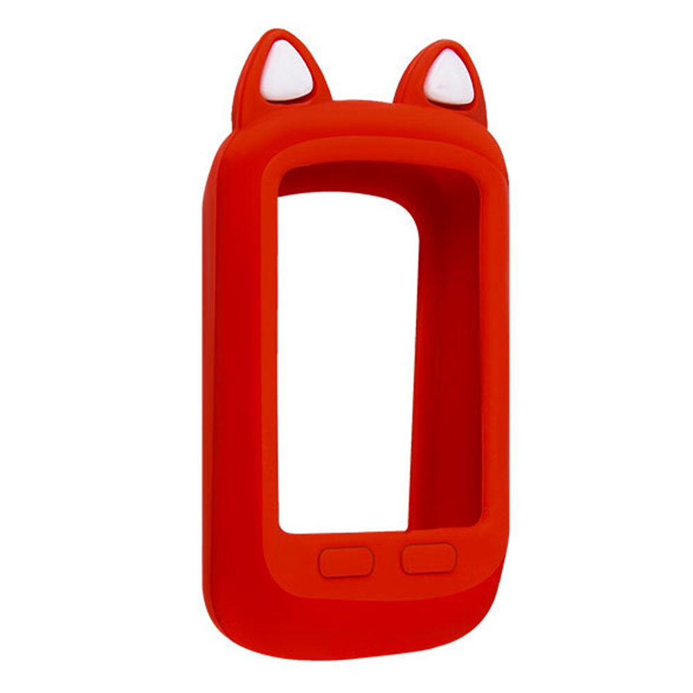 1pc kat øre cykel kode cover til xoss g gør-det-selv speedometer ur beskyttelsescover silikone anti valgfri farve stødsikker: Rød