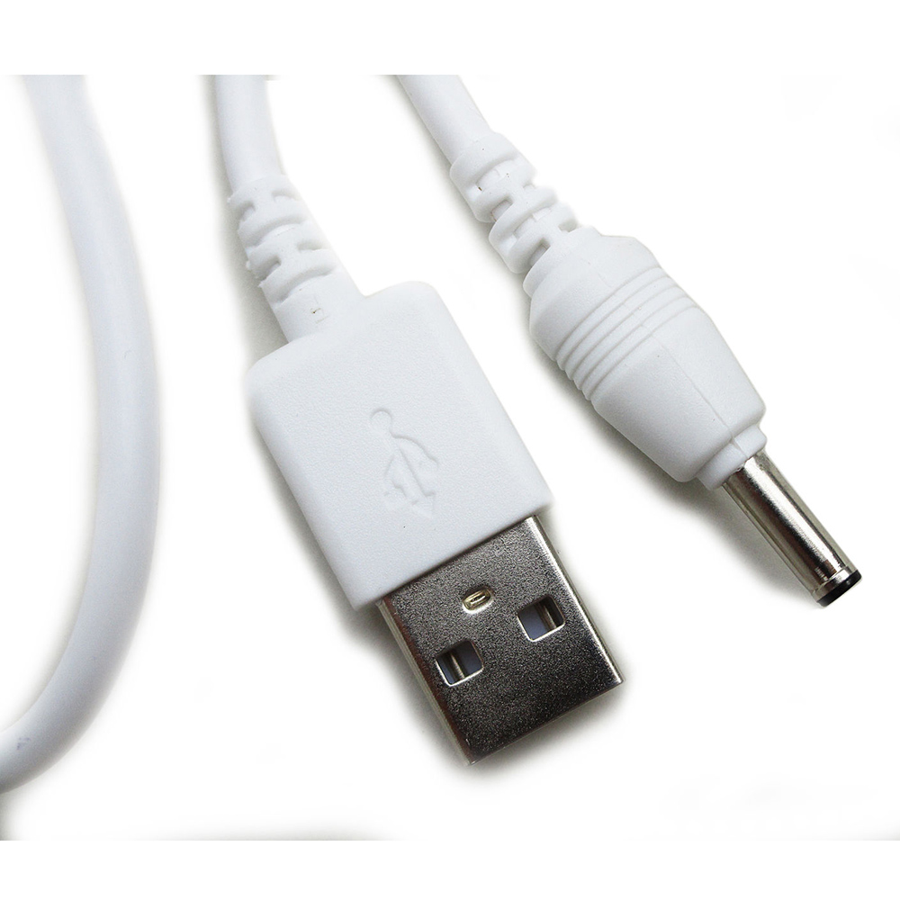 92cm USB Cable blanco DC enchufe para jlt-8035 BILLFET Video Monitor de bebé cámara y JLT-D3000 walkie-talkies de bebé 3.55x1.35x9mm