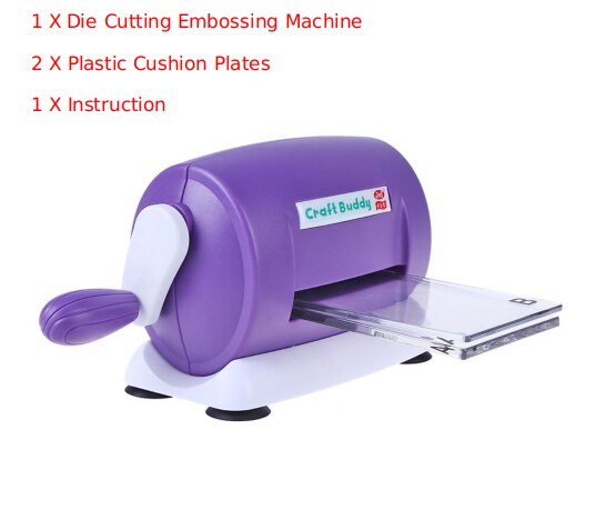 DIY Plastics Paper Cutting Embossing Machine Home Scrapbooking Paper Cutter Plastic and Metal Portable Tool Mould Machine: 1
