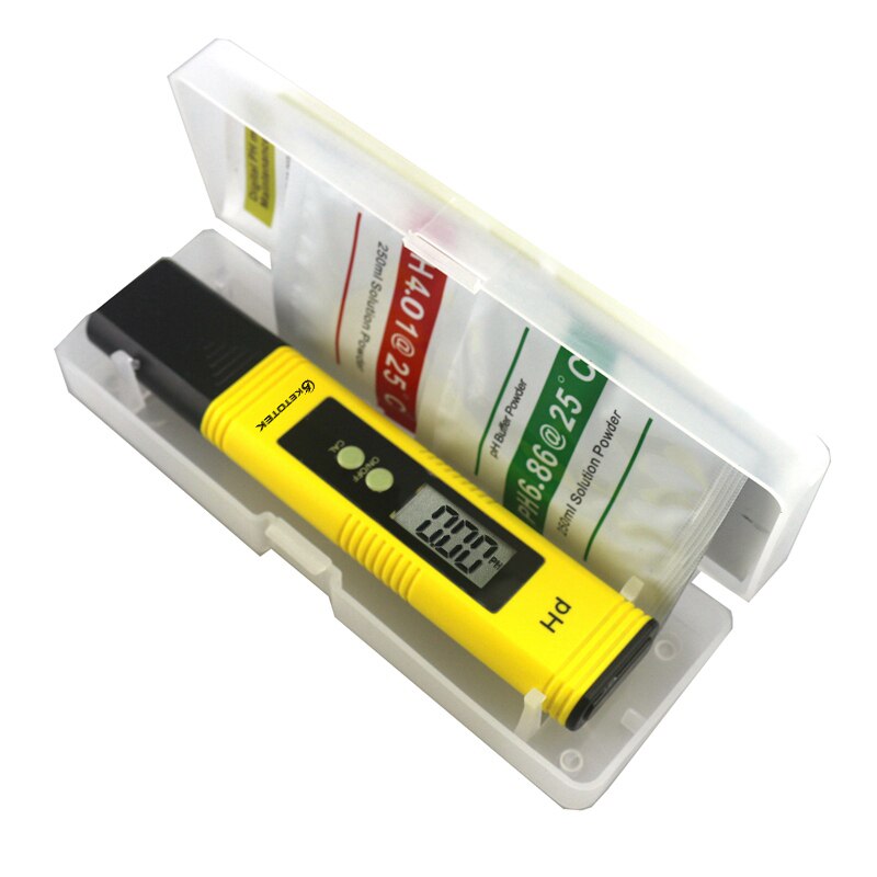 Portable Digital ATC PH Meter TDS Tester Aquatic Aquarium Pool Water Wine Urine LCD Pen PH TDS Monitor: PH meter with box