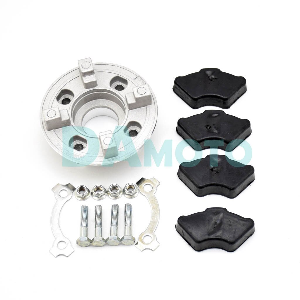 Dirt Bike-neumático de cubo y Rueda trasera para motocicleta, amortiguador de goma de 70CC, 90CC, 100CC, 125cc, para pit bike: one set