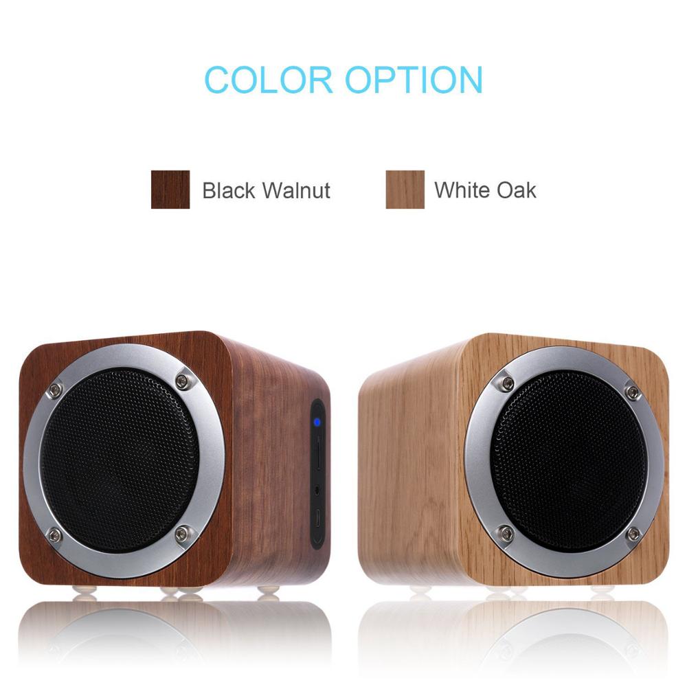 Laiyiqi Retro wood bluetooth speaker wooden square radio FM vibro woofer boombox caixa som portatil altavoz alto falante