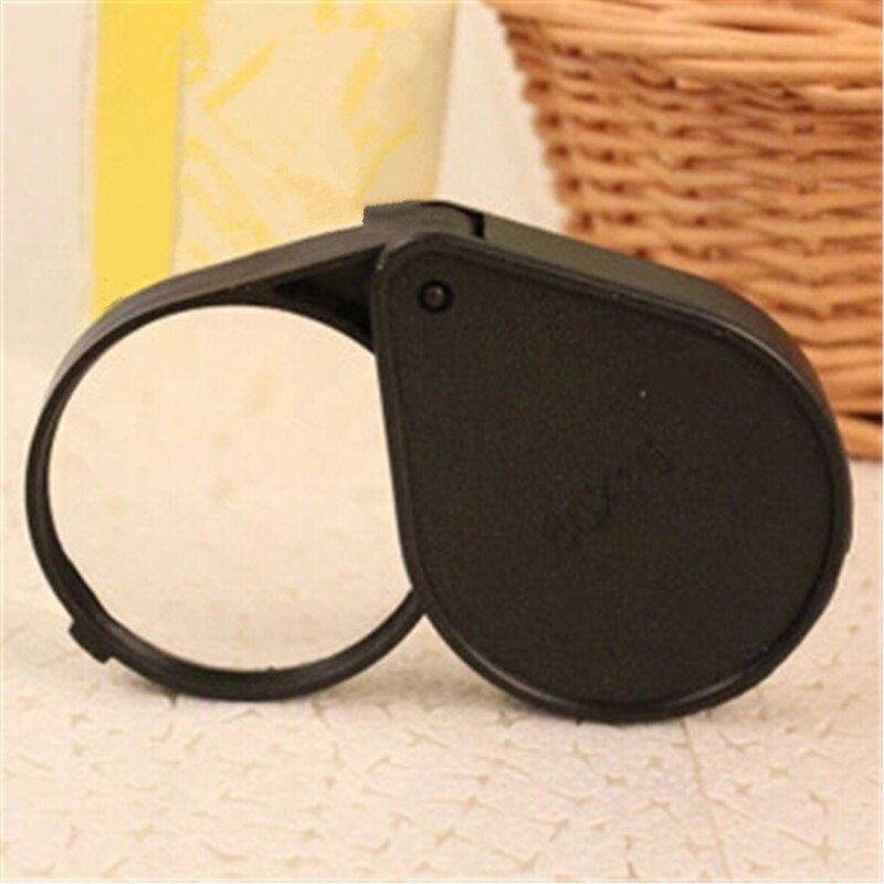 Klapp 10X Mini Tasche Schmuck Lupe Glas Vergrößerungs Augen Glas Lupe Linse