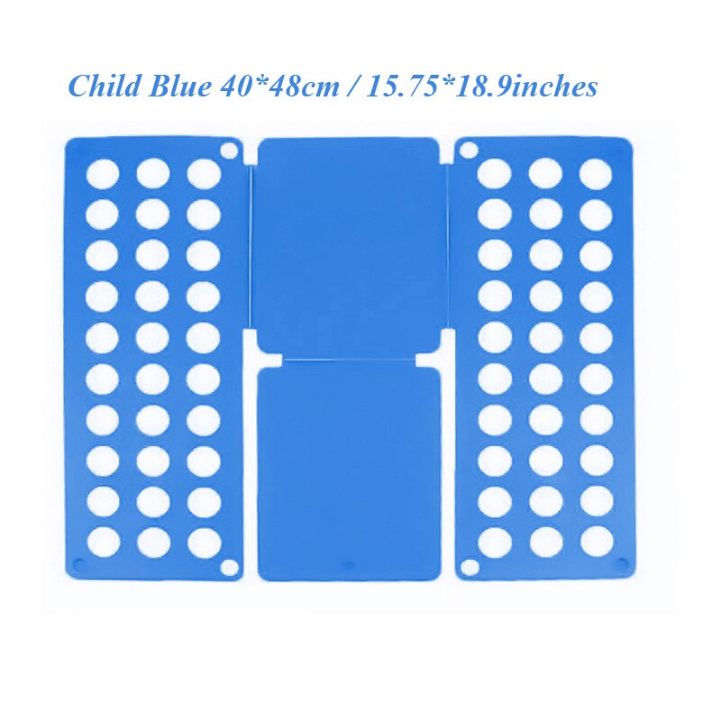 Clothes Folding Board Adult Child Clothing Folder Closet Organizer Folders Boards Quick Clothes Holder Laundry for Mom: CHILD-Blue