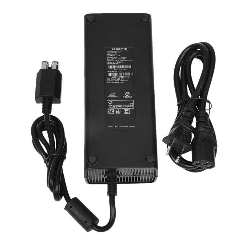 Para xbox360 magro fonte de alimentação adaptador ac oem oficial