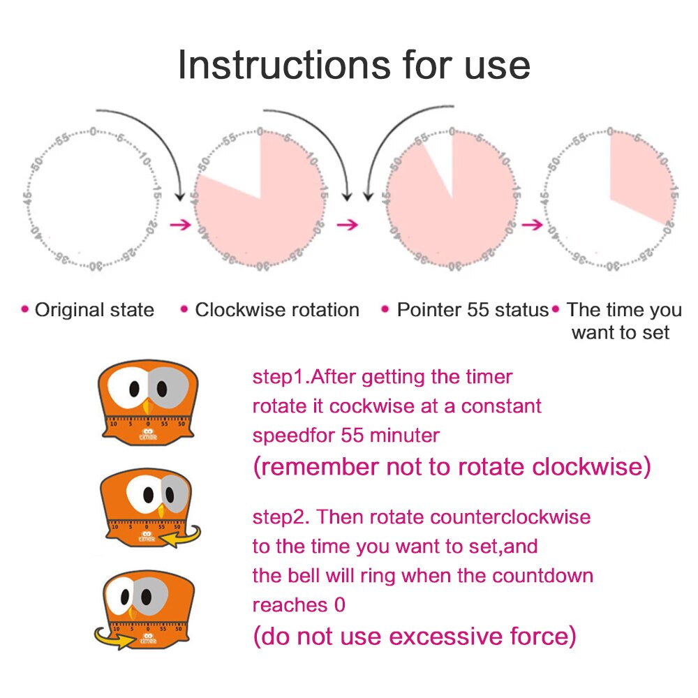 Kitchen Cooking Countdown Mechanical Timer Alarm Timer Kitchen Supplies Kitchen Accessories Home Store