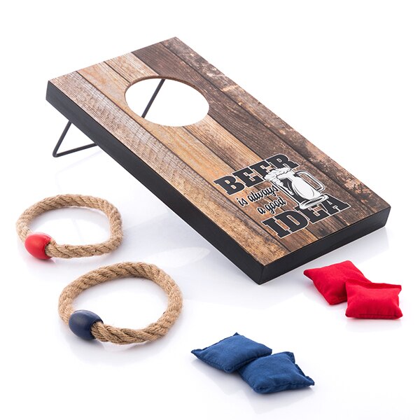 Bere Gioco 2-in-1 Borsa & Anello lanciare 7 Pezzi