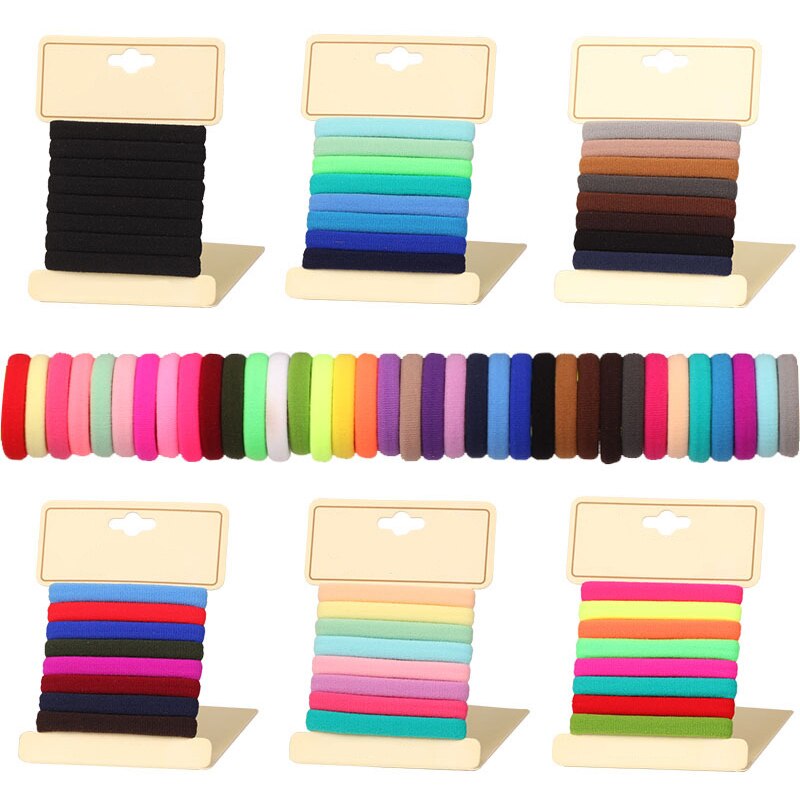 8 Teile/satz Mädchen Elastische Stirnband Haar Band Candy Headwear Haar Seil Kinder Haar Zubehör