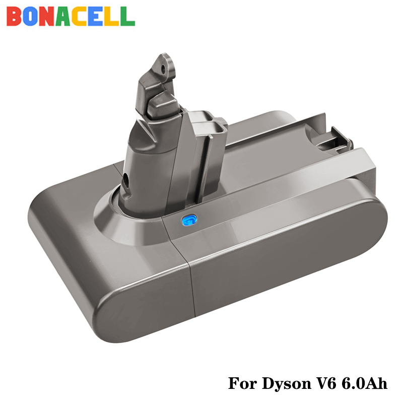 21.6v 6000 mah udskiftningsbatteri til dyson li-ion støvsuger  sv09 sv07 sv03 dc58 dc61 dc62 dc74 v6 965874-02 dyrebatteri: 1 stykke 6.0ah