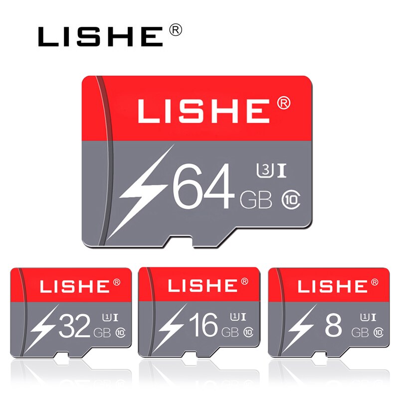 Gratis sd-adapter micro sd-geheugenkaart 128gb geheugenkaarten 64gb kaarten 32gb kaarten  sd 16gb micro sd 8gb kaart voor telefoon