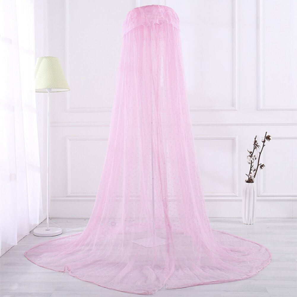 Kwekerij Gordijn Wieg Insect Bescherming Opvouwbare Bed Canopy Dome Room Decor Elegante Baby Klamboe Zomer Prinses Kinderen: Roze