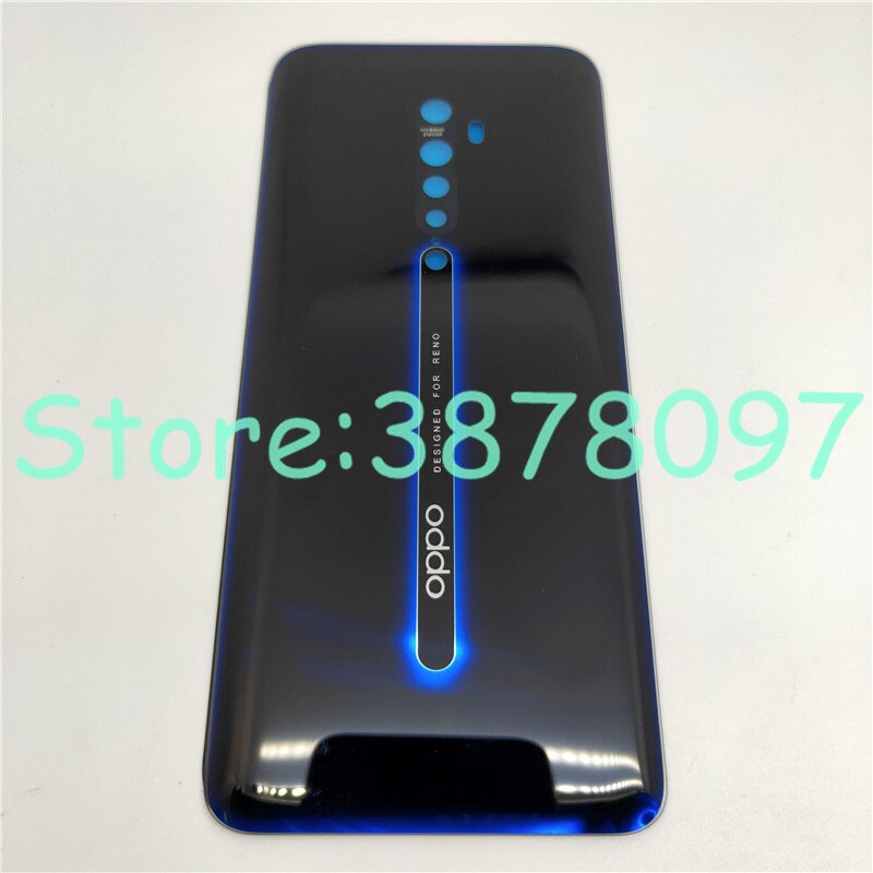 Original para oppo reno2/reno 2/reno 2z reno2 z f voltar capa da bateria porta habitação caso peças de reparo vidro traseiro