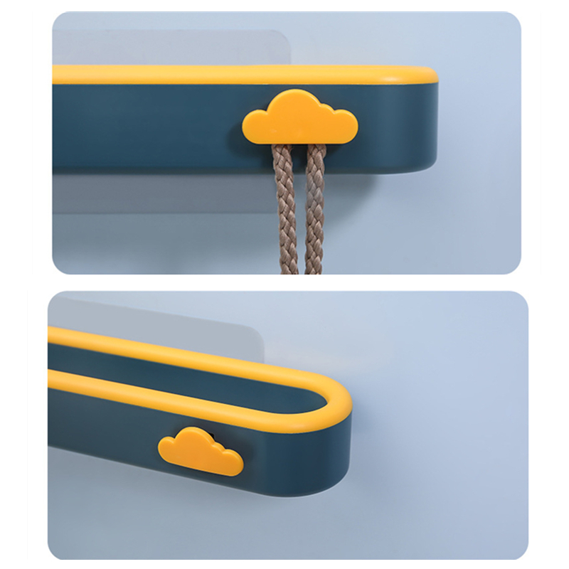 clouds Towel Rack Punch-free Bathroom Slippers RackTowel Rack Wall-Mounted Bathroom Hook Kitchen Wipes Hanging Gadgets