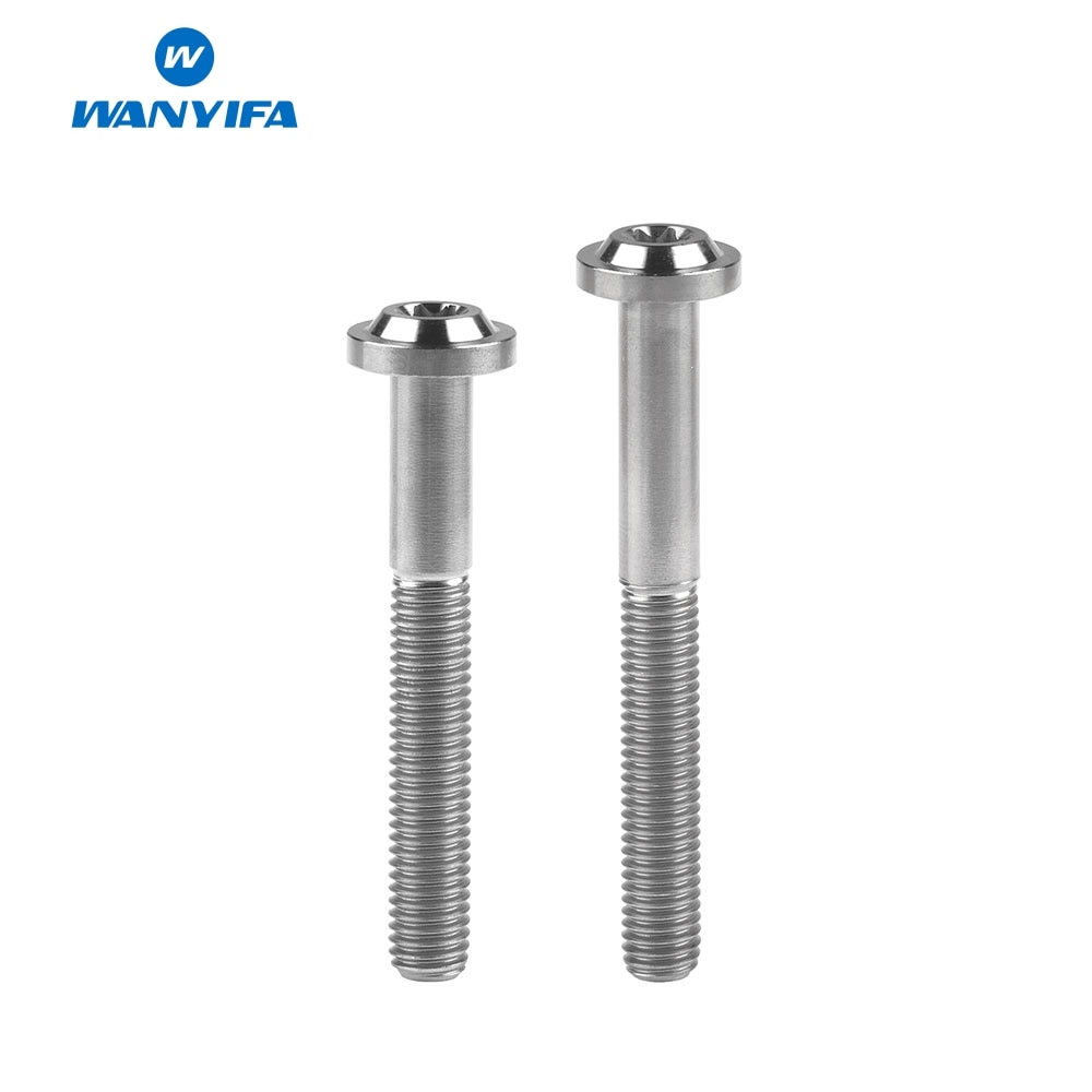 Wanyifa titanium ti bolt  m8 x 20 25 30 60 70mm torx hoved til motorcykel v bremsegafler skrue 1 stk.