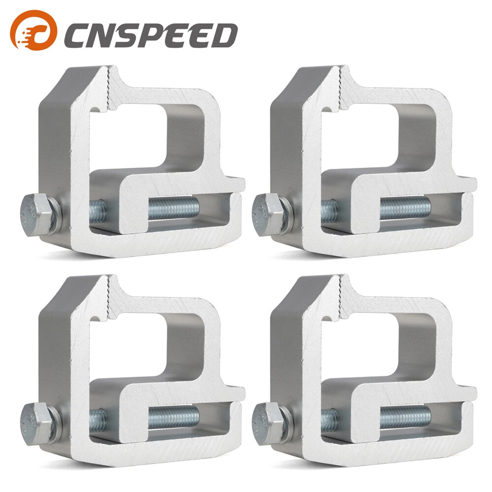 4pcs For Pickup Truck Add Anchor Points Tie Downs Clamp Tte Lock Truck Cap Topper Camper Shell Mounting Clamps