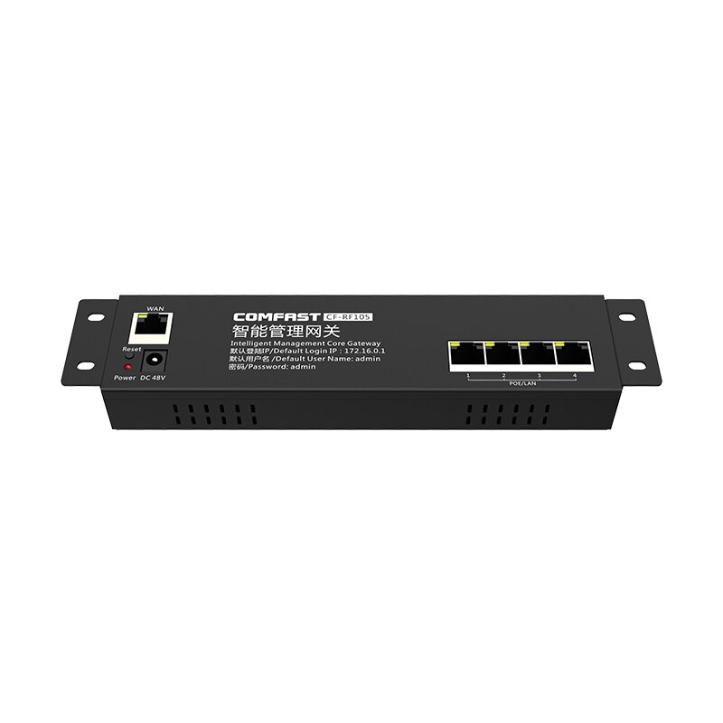 Comfast-CF-RF105 enrutador de proyectos, 100M, núcleo inteligente, entrada de CA, con 4 LAN, interfaz POE de 10/100Mbps, Wifi, CF-RF105