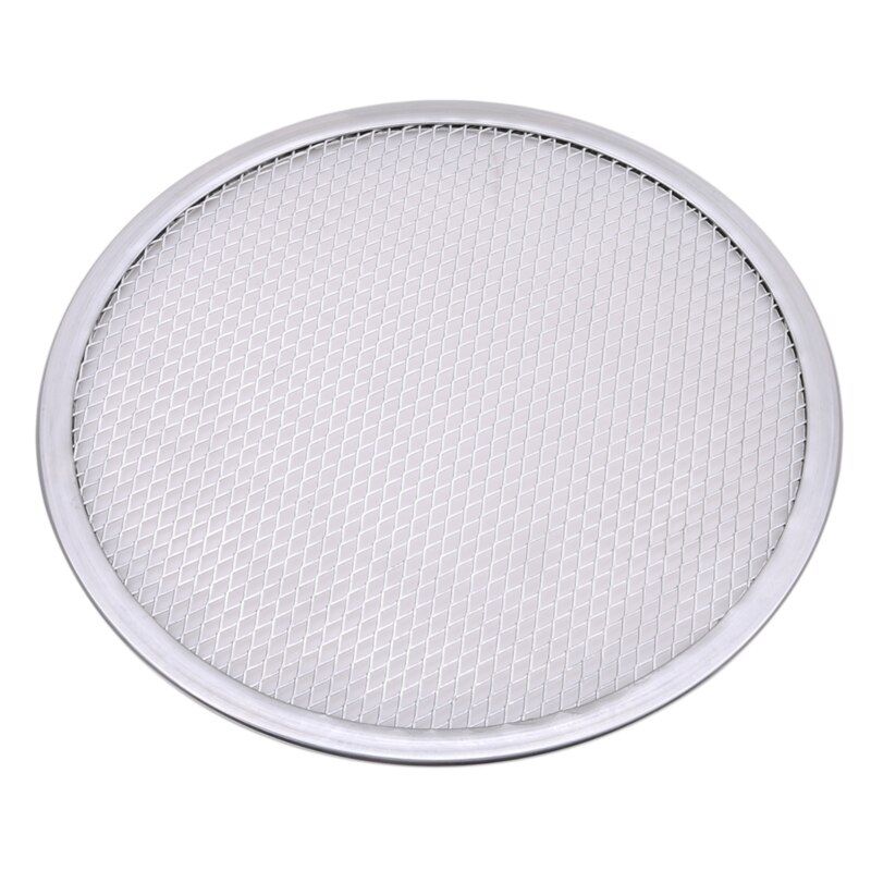 Pizza Stone Pizza Pan Baking Tray For Pizza Aluminium Flat Mesh Pizza Oven 8/9/10/12Inch Pizza Tray Mold Bakeware Tools: 12