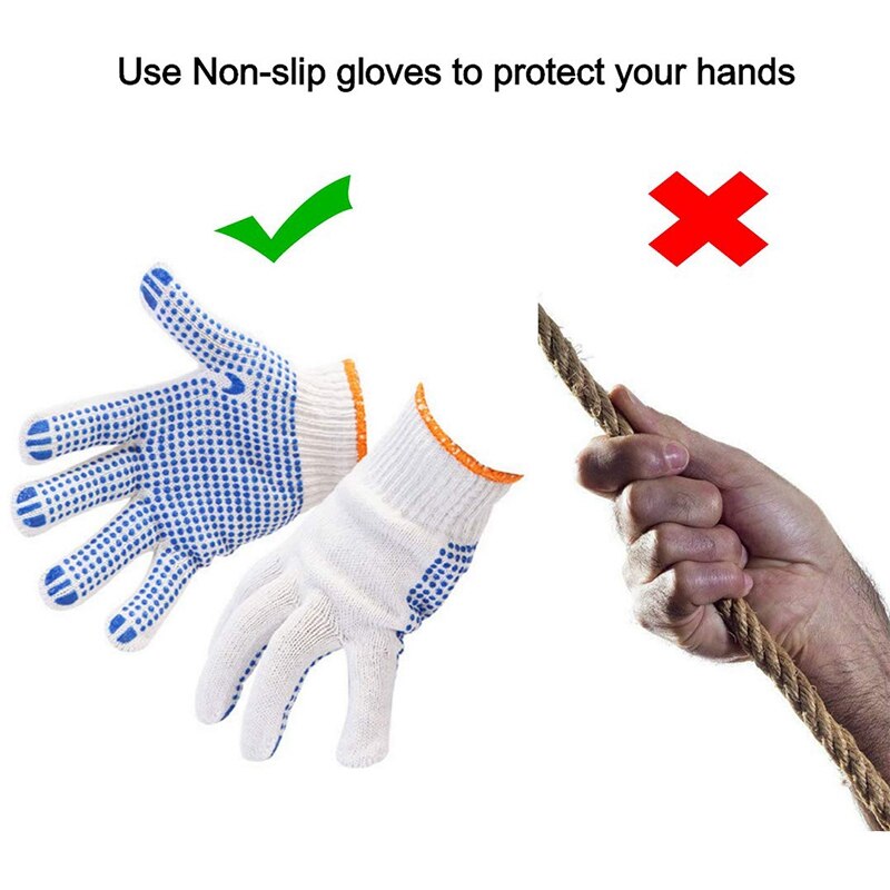 20M Outdoor Climbing Rope Diameter 10 mm Outdoor Hiking Accessories High Strength Rope Safety Rope Lifeline Hiking Accessories B