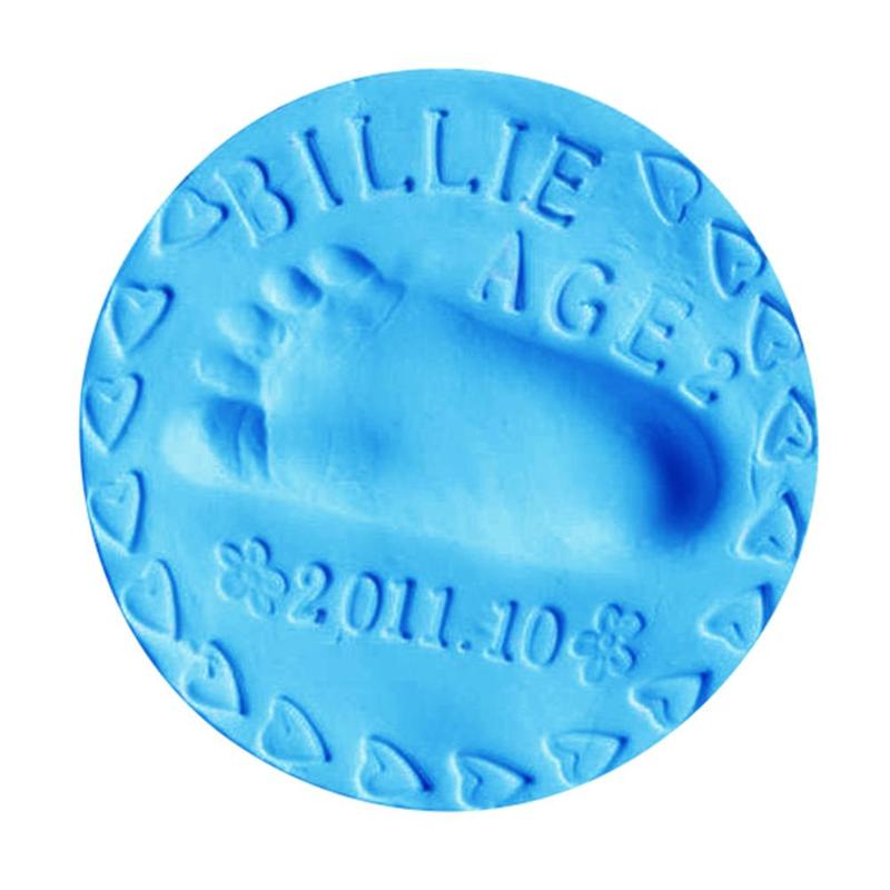 Cuidado del bebé, almohadilla de tinta de mano, secado de plastilina suave, arcilla ultraligera, huella de huella infantil, juguetes educativos para niños