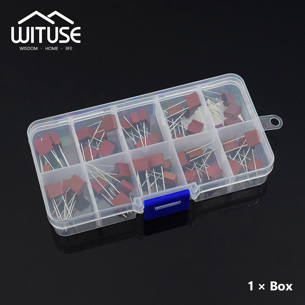 50Pcs/Box 10 Kinds Square Fuse Plastic 392 Electrical Commonly Used Assorted Mix Set 0.5A 1A 1.25A 1.6A 2A 2.5A 3.15A 4A 5A 6.3A