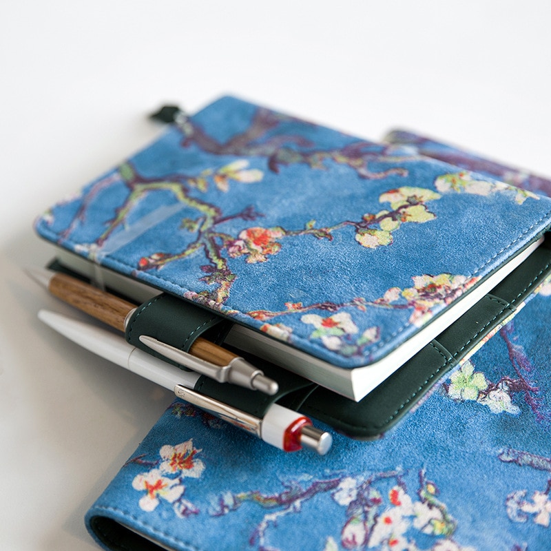 Cubierta Retro de Van Gogh para Hobonichis, cuaderno de diario A5 A6 estándar, suministros de papelería, Bloc de notas de Plan Escolar Kawaii