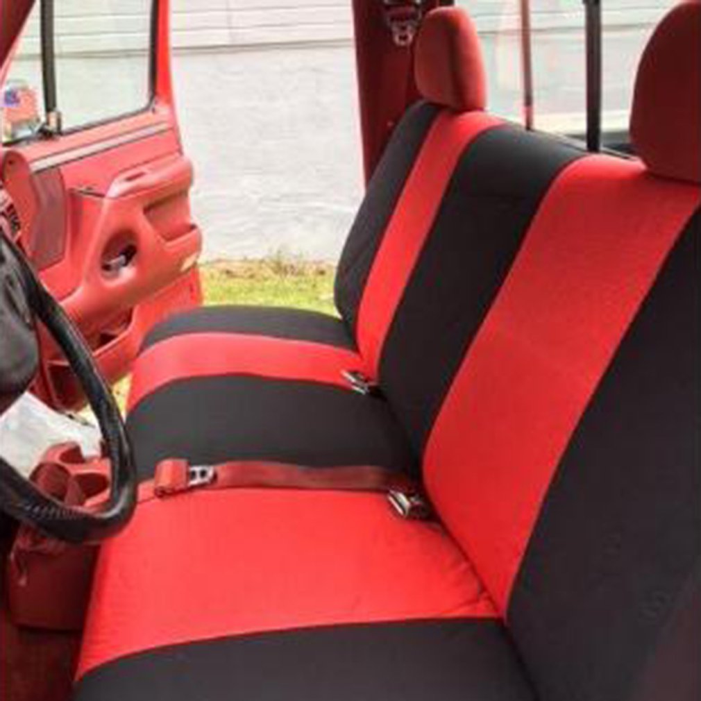 Funda para asiento de coche, tamaño Universal, tela de lino, cojín de lino delantero y trasero para las cuatro estaciones, Protector transpirable para asiento de coche
