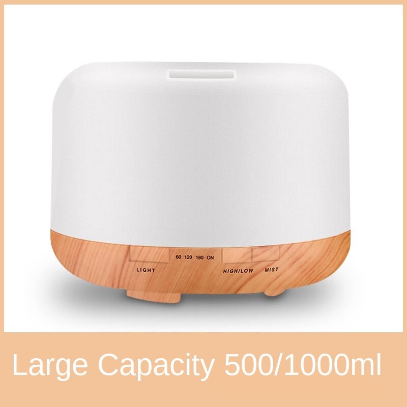 HA- Life Electric Aroma Diffuser Air Humidifier 500ML 1000ML Ultrasonic Cool Mist Maker Fogger LED Essential Oil Diffuser Home