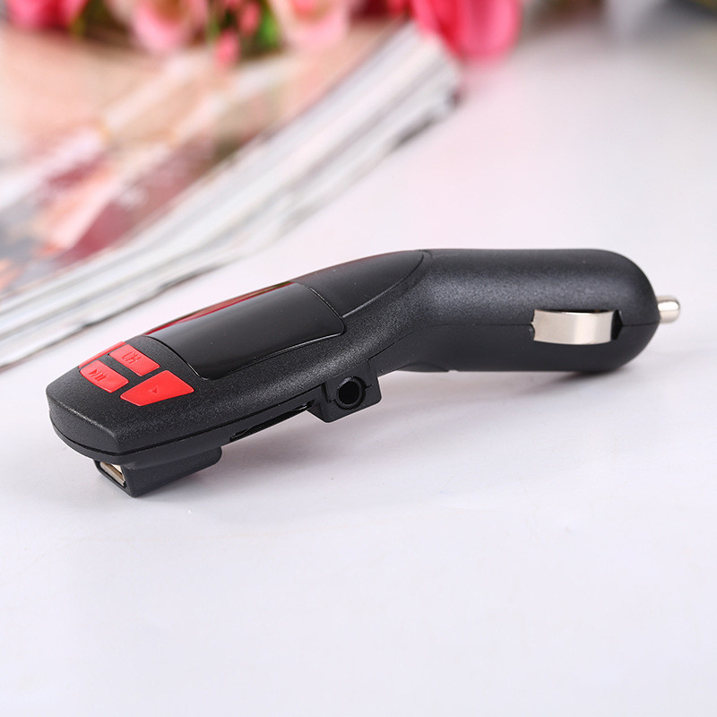Car Mp3 Player 87.5mhz-108.0mhz Wireless MP3 Player Auto FM Transmitter Modulator LCD Car Kit USB Charger SD MMC APR04