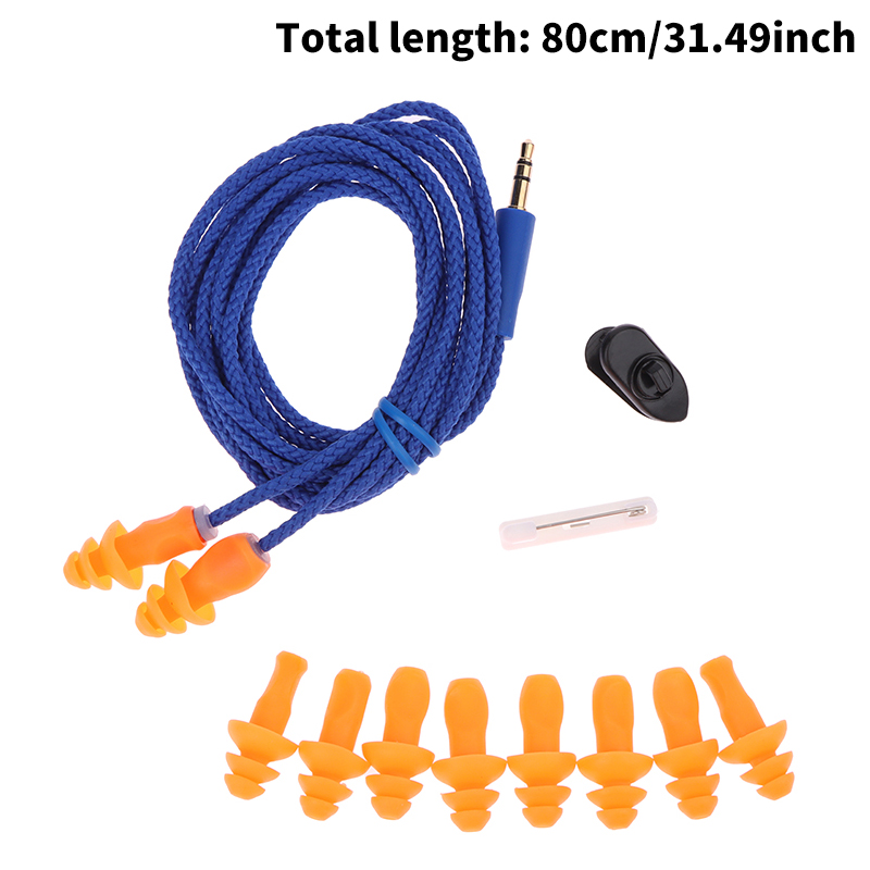 Ear Plugs Bluetooth Headset for Work, Hearing Protection, Suitable for Construction Site and Noisy Environments: WHITE