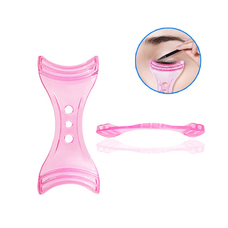 Blau Rosa Eyeliner Modell Auge Liner Vorlage Lidschatten Formen Karte Auge Liner Applikatoren Ziehen Auge Liner führen Augen machen-hoch werkzeuge