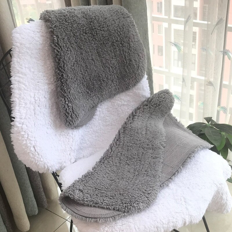 Hvid gulv towelfive stjerne hotel hjem grå bomuld skridsikker absorberende badeværelse badekar mat tekstil 60*90cm 40 *60cm