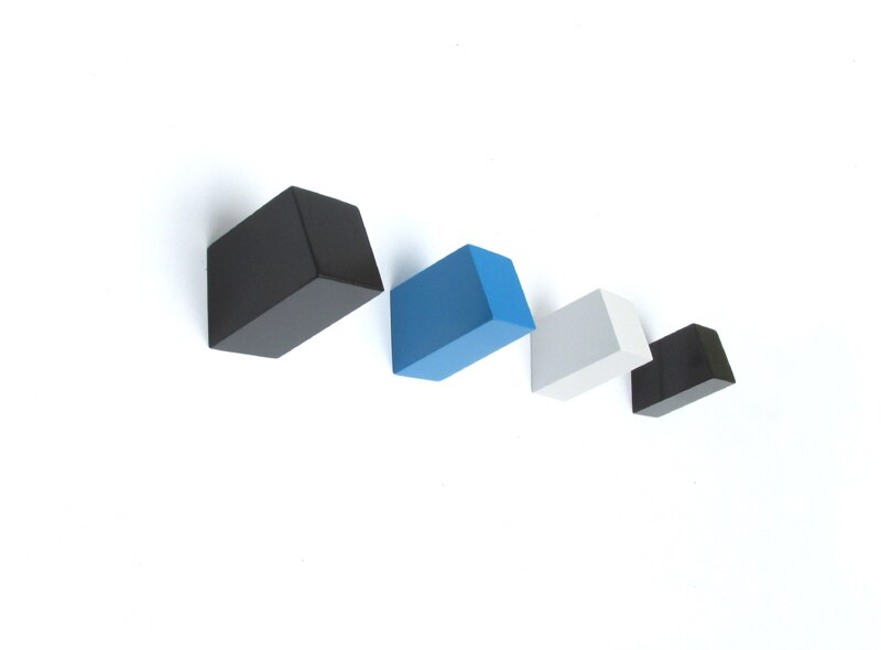 Træ kappekroge dekorative vægkrog minimalistiske moderne soveværelse gang vægmonterende dekorative væghængende kroge